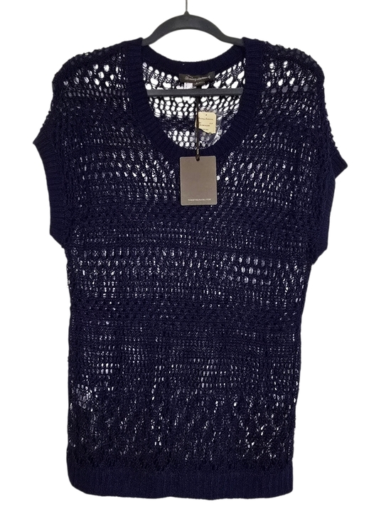 Tommy Bahama Other - Tommy Bahama Linen crochet open knit Swim coverup Top in Blue beach Coastal Pool